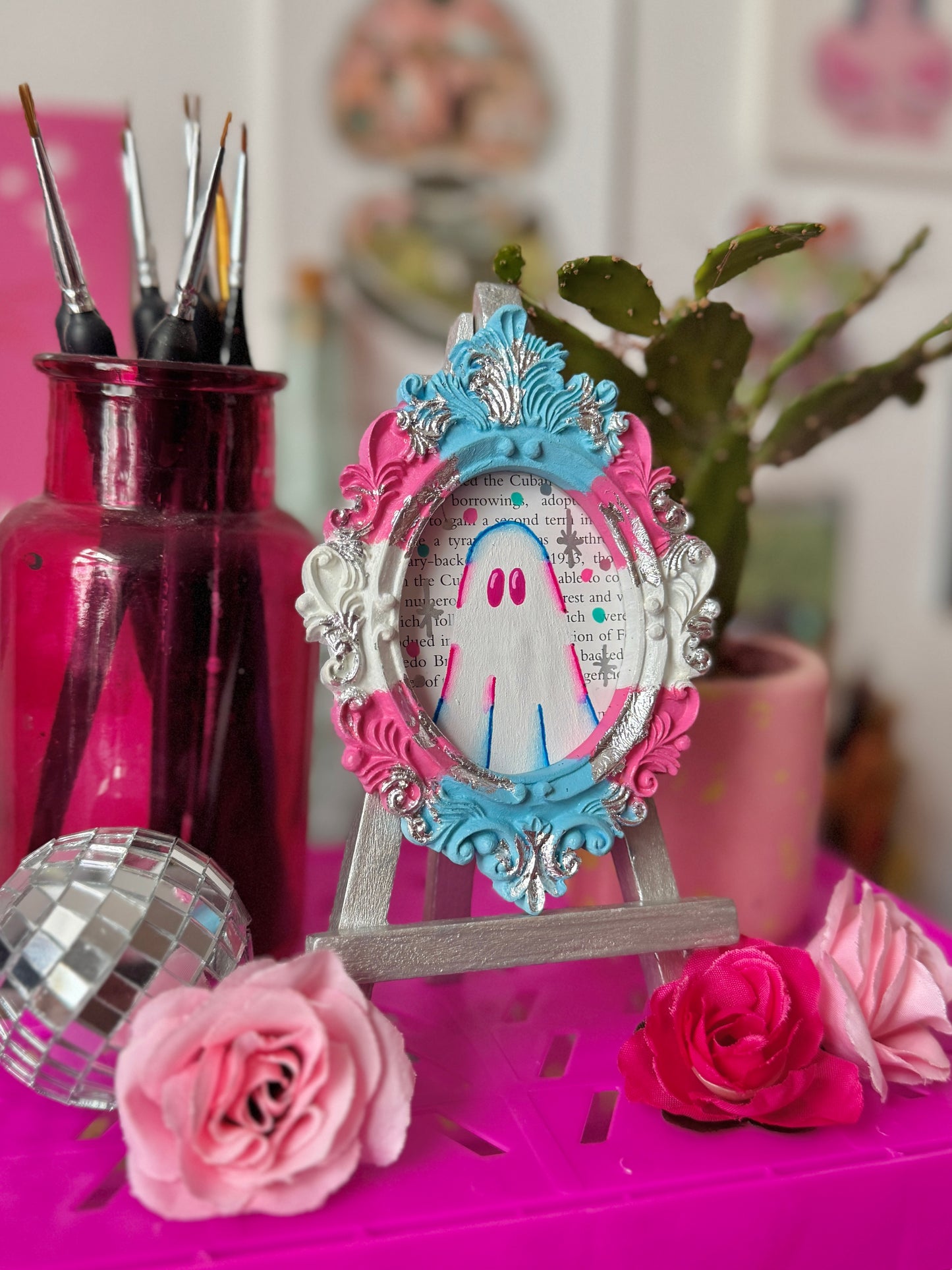 Transgender Pride Flag Ghost Frame (Made to Order)