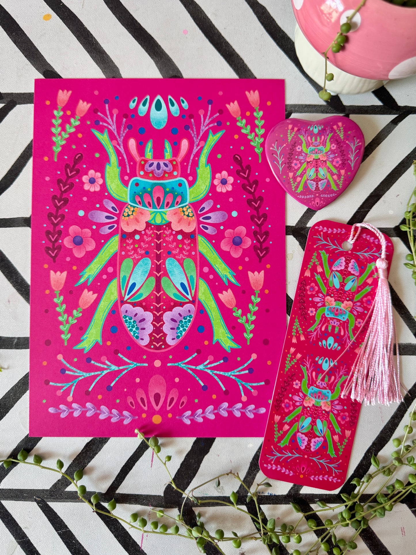 Pink & Green Beetle Bundle