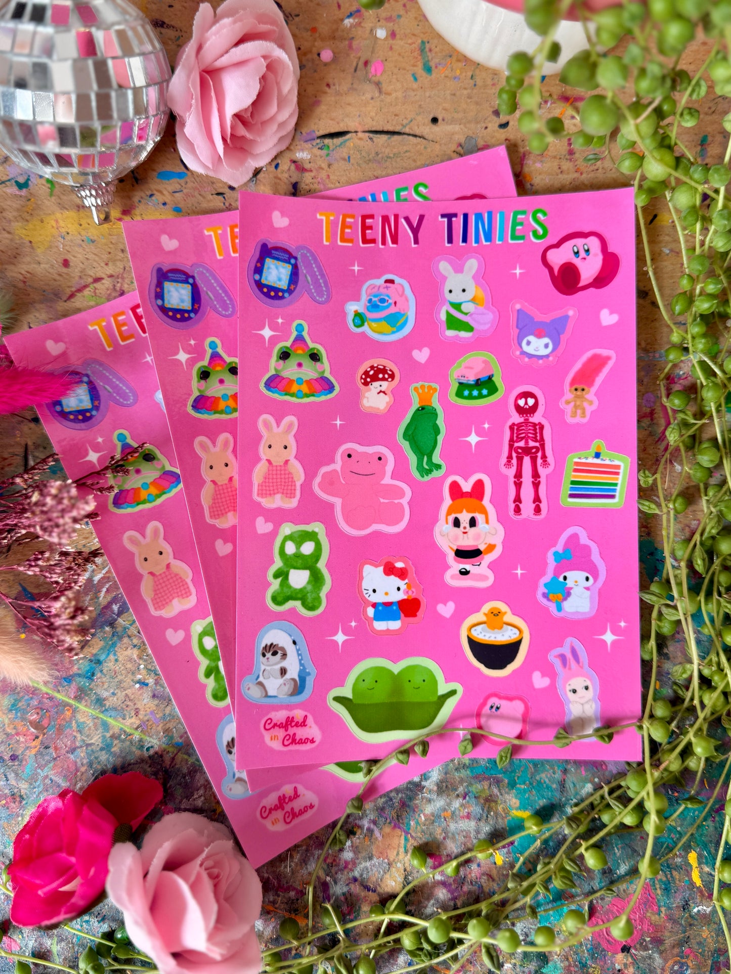 Teeny Tinies - A6 Sticker Sheet