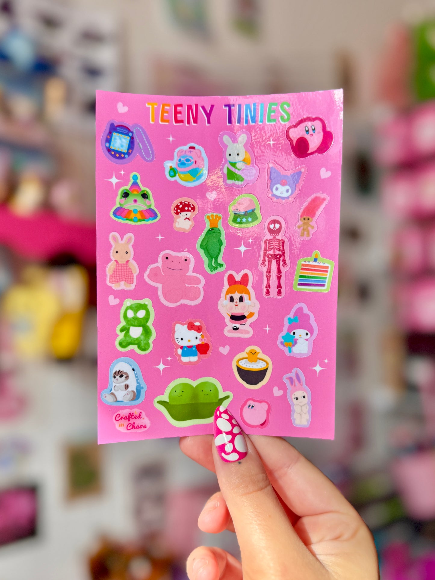 Teeny Tinies - A6 Sticker Sheet