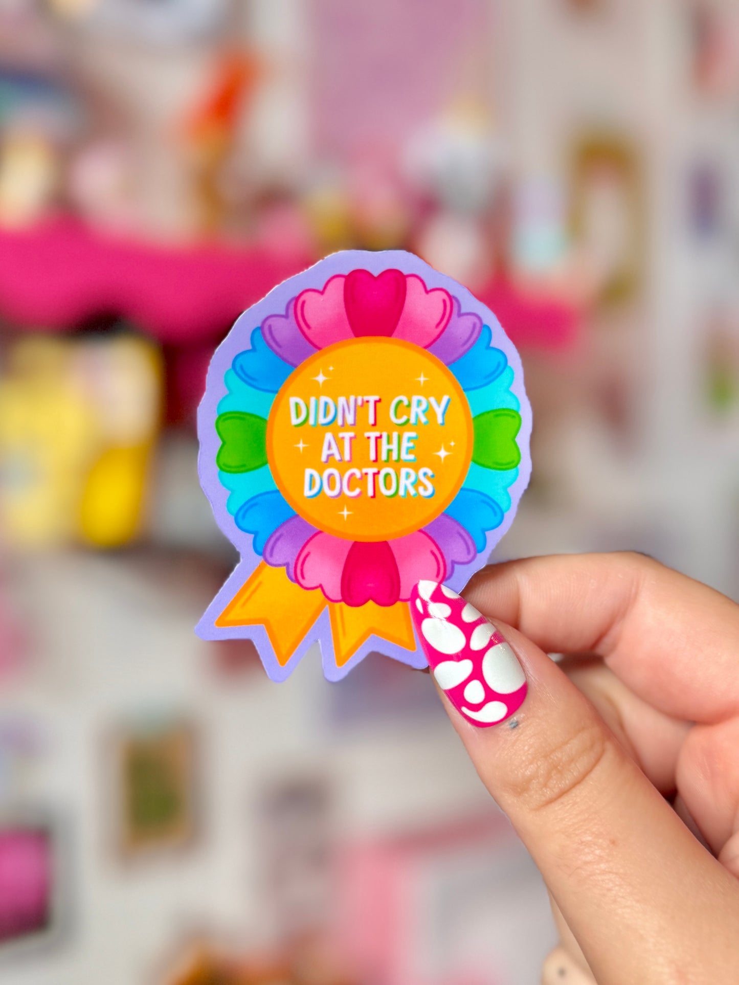 Didn’t Cry at the Drs - Sticker