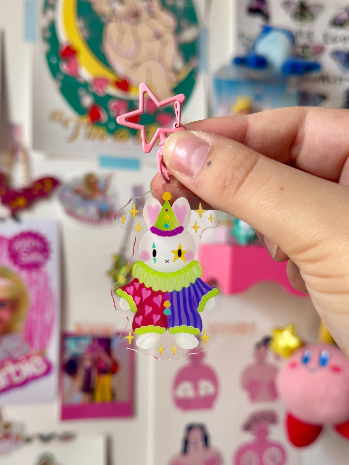 Clown Miffy - Acrylic Keyring