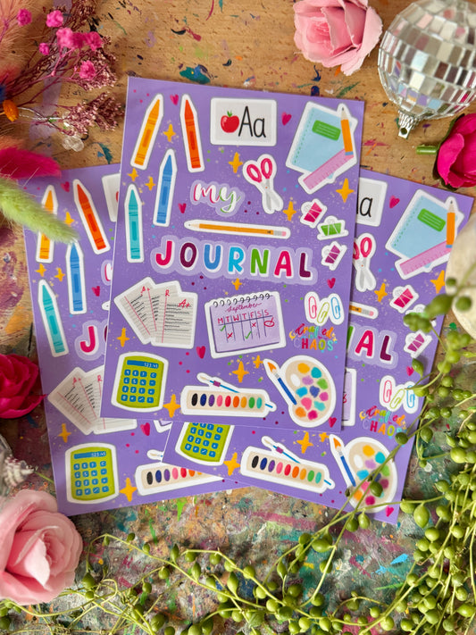 Journaling - A6 Sticker Sheet