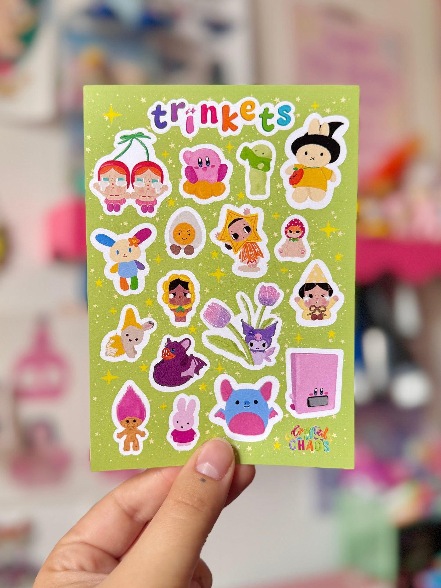 Trinkets - A6 Sticker Sheet