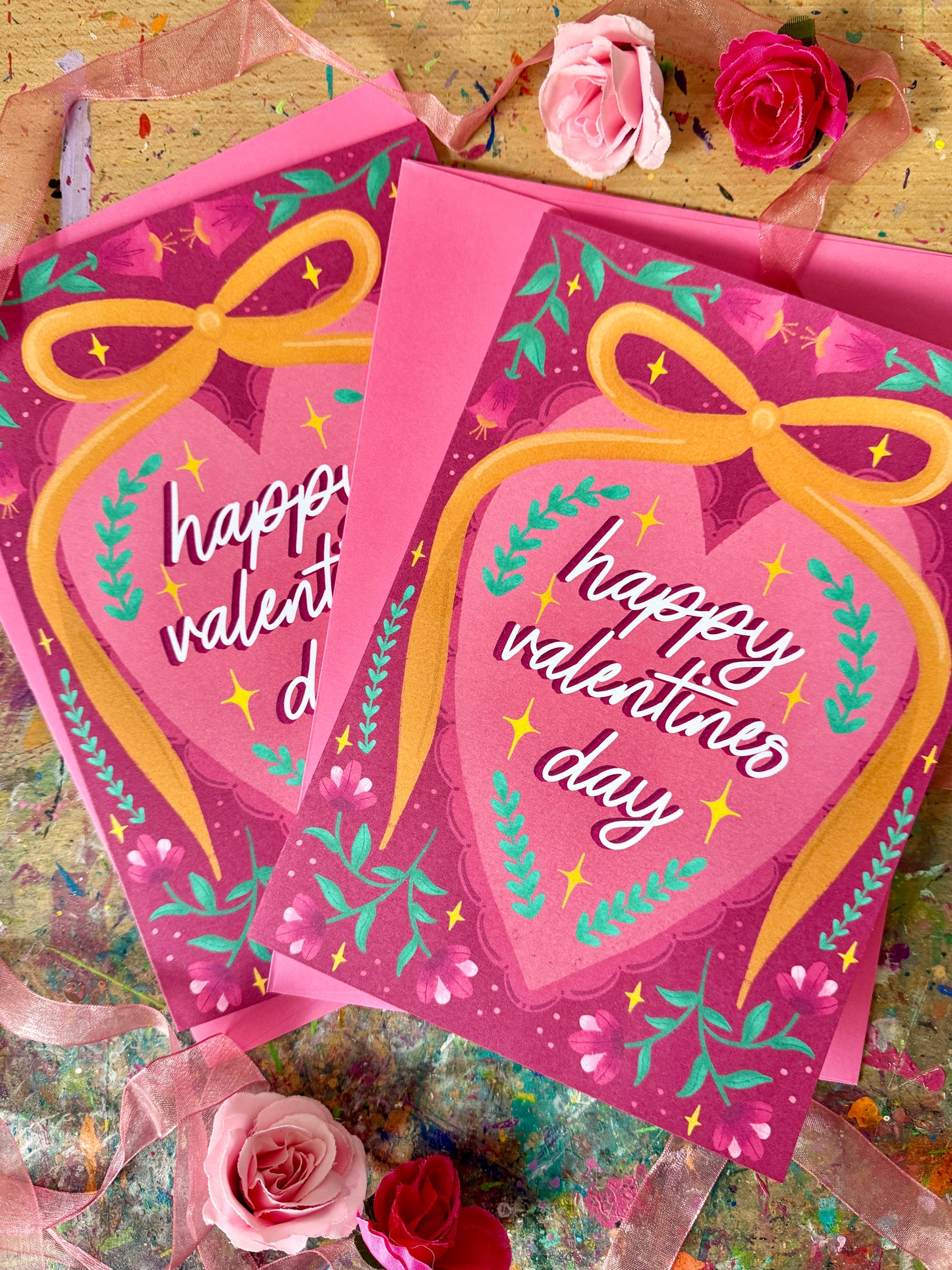 Happy Valentines Day - Greetings Card