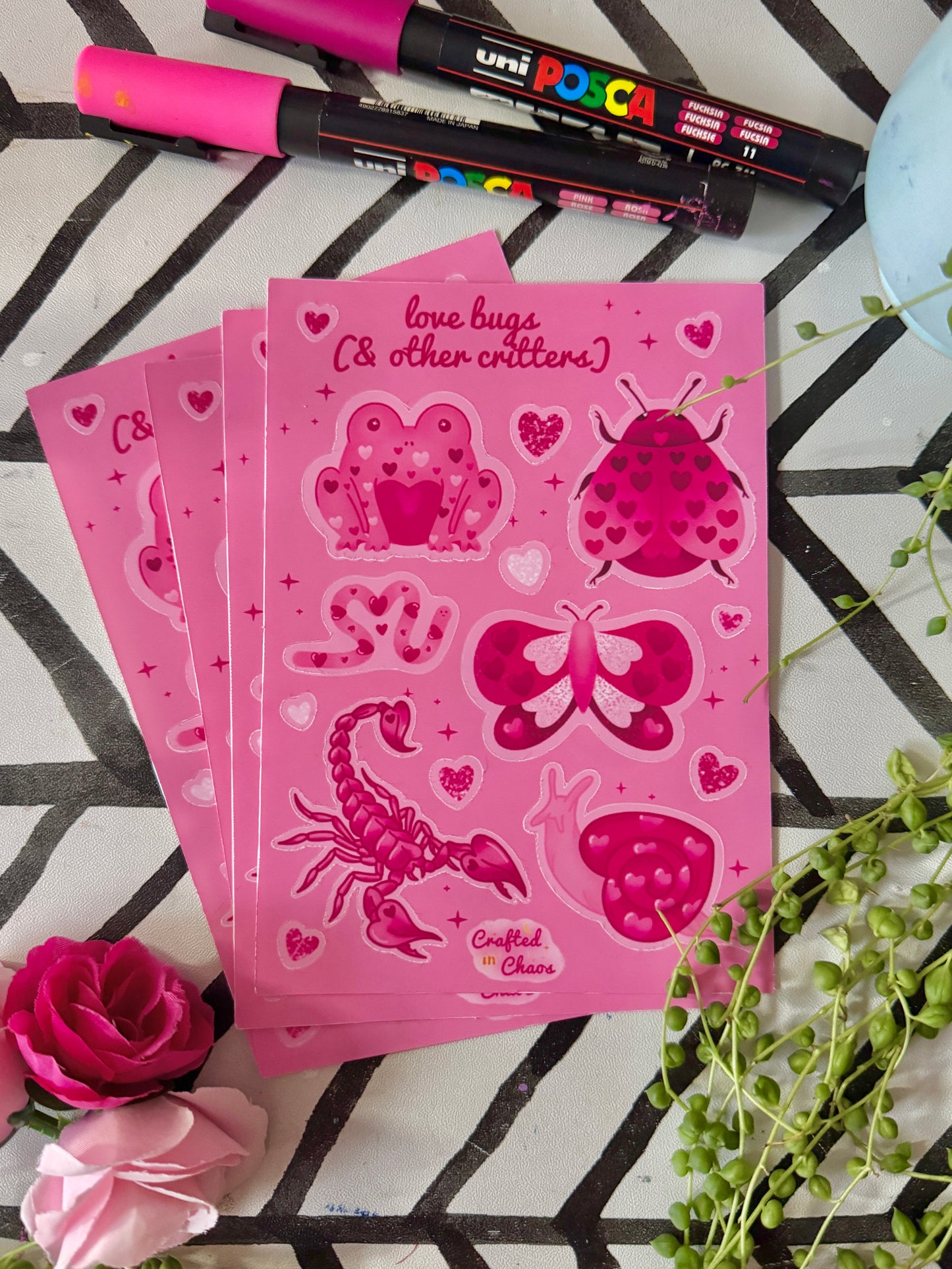 Lovebugs Sticker Sheet