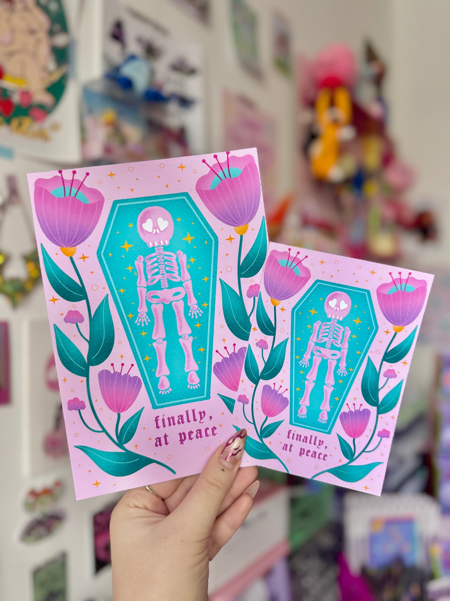 Finally At Peace - A6 Postcard
