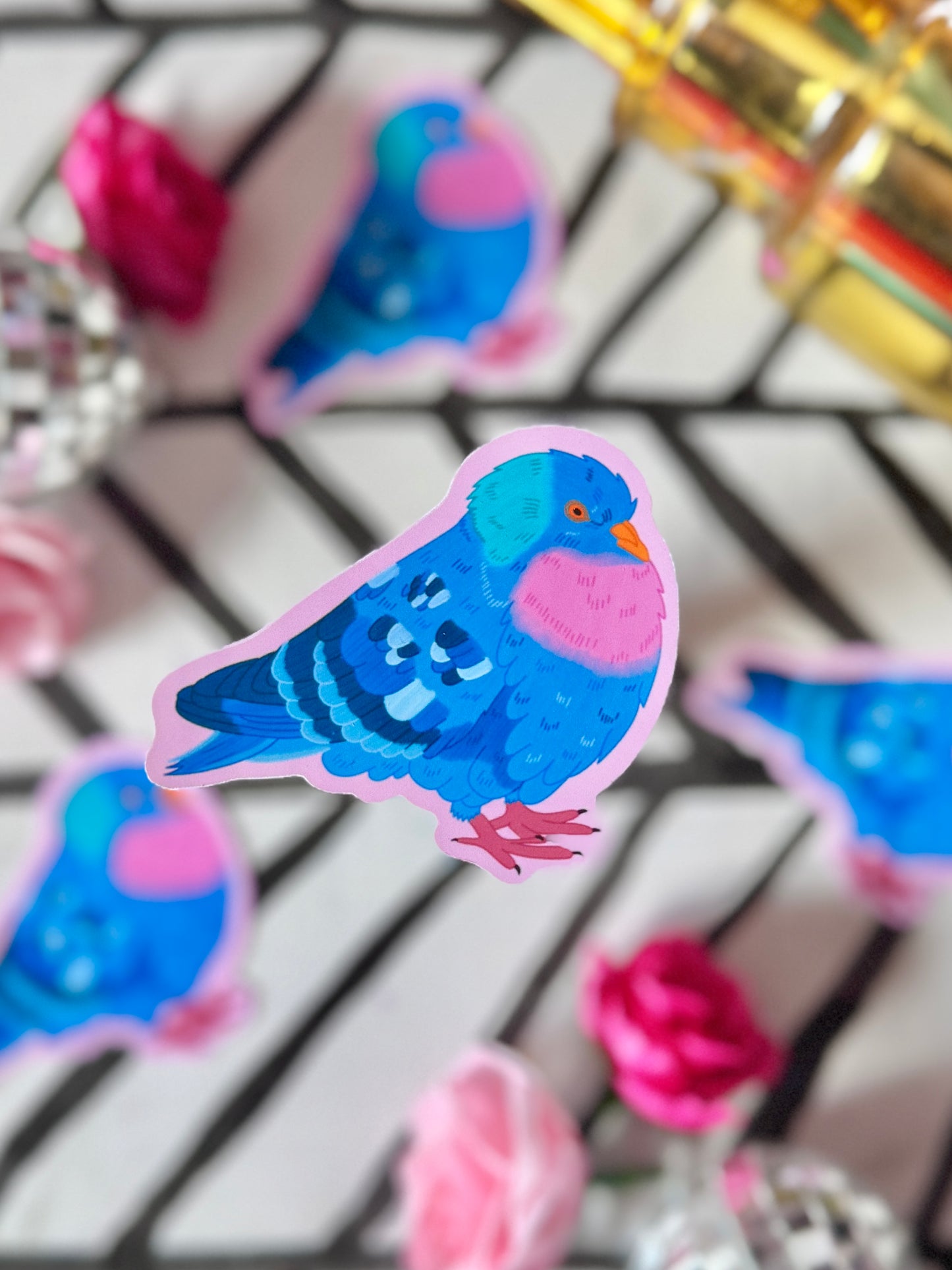 Fancy Pigeon Sticker