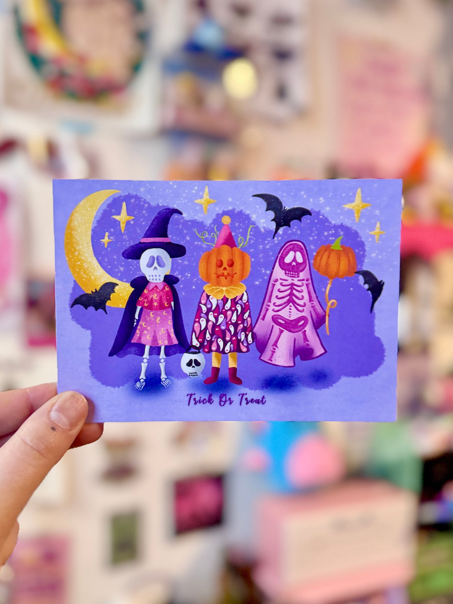 Trick or Treat - A6 Postcard