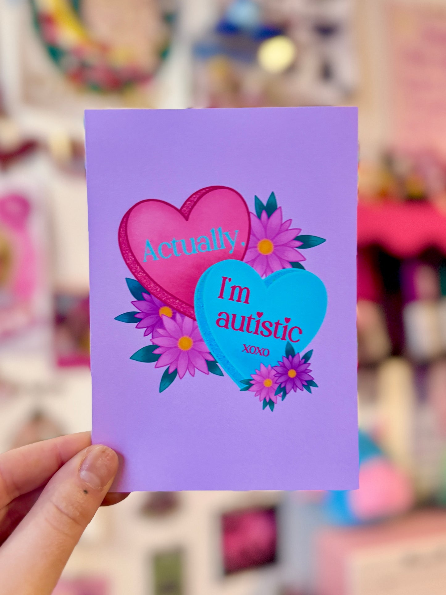 Actually I’m Autistic - A6 Postcard