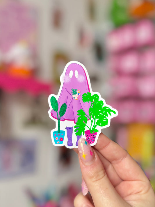 House Plant Ghost - Sticker