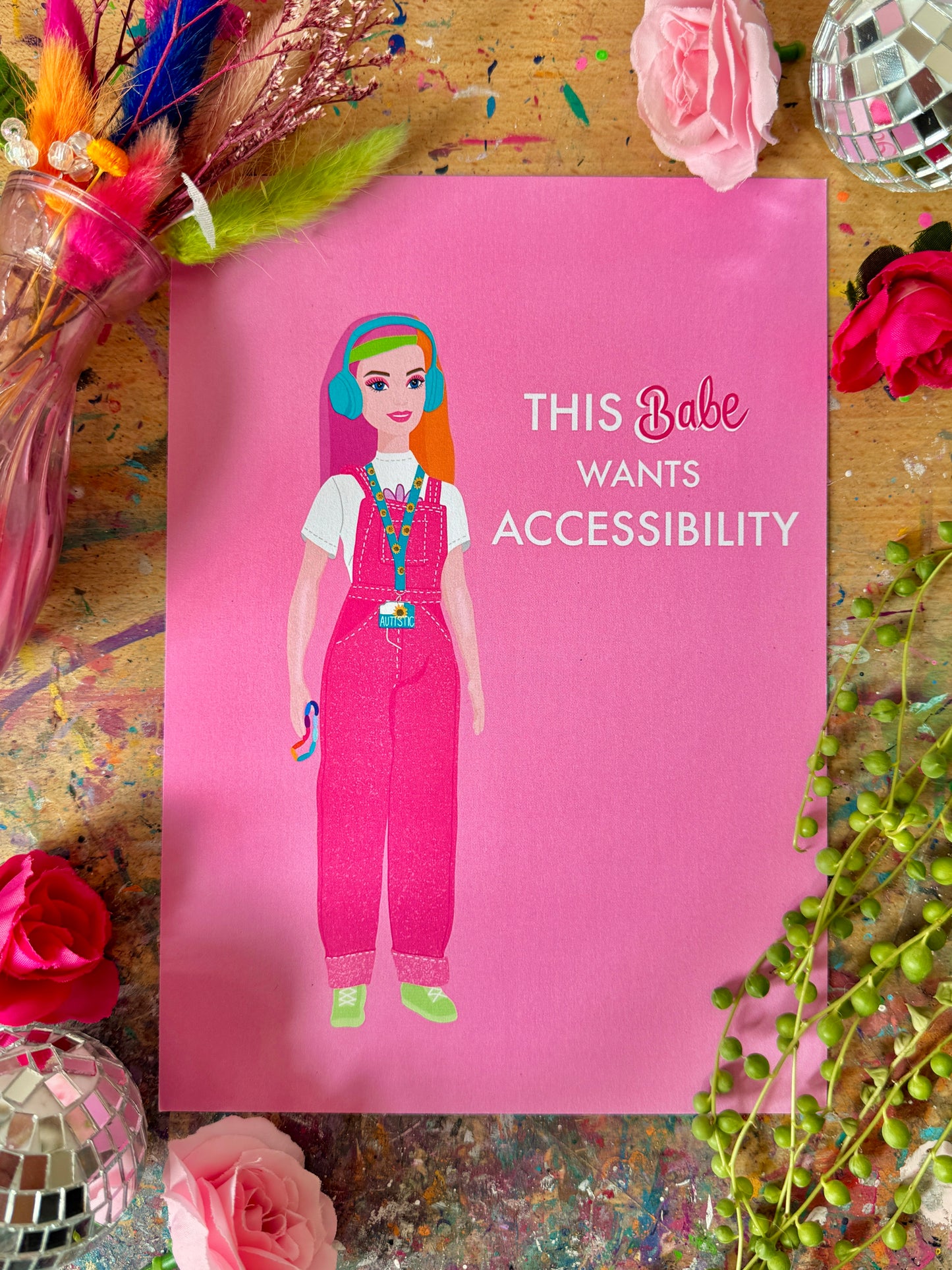 Autistic Babe Print