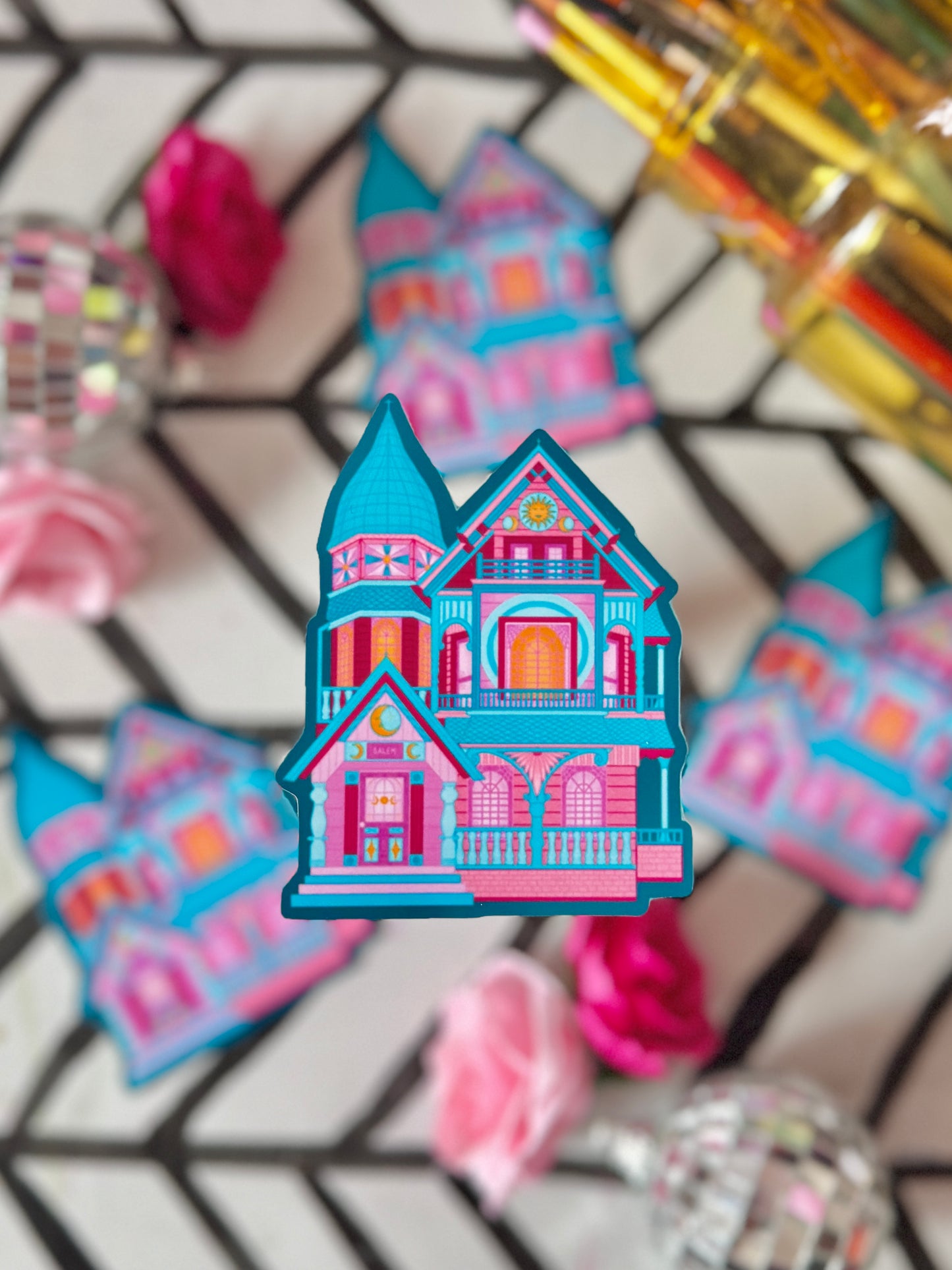The Witch House Small Sticker