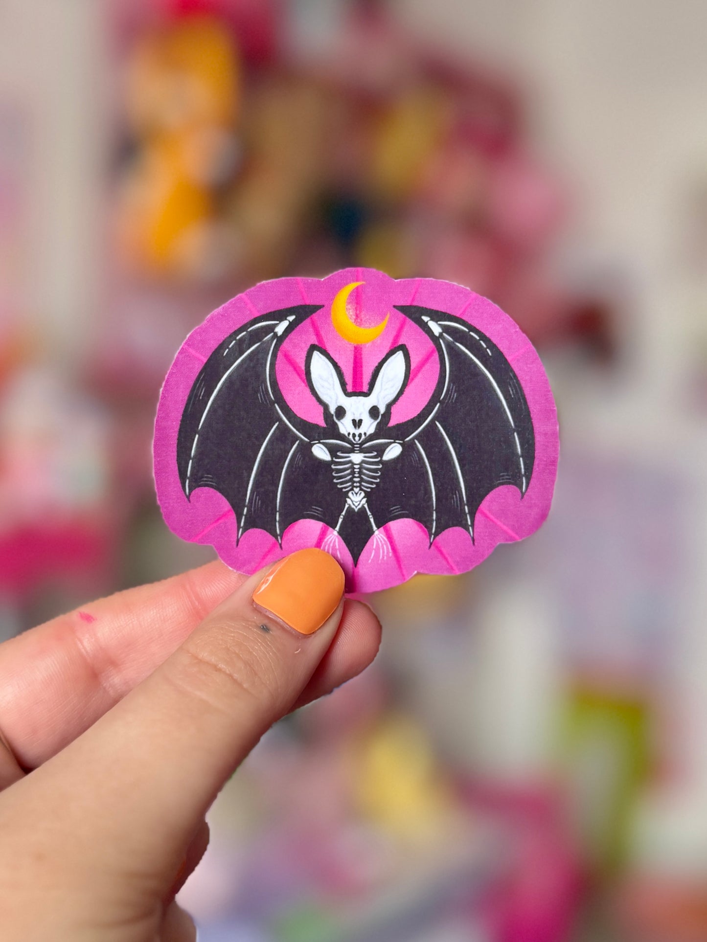 Skeleton Bat - Sticker