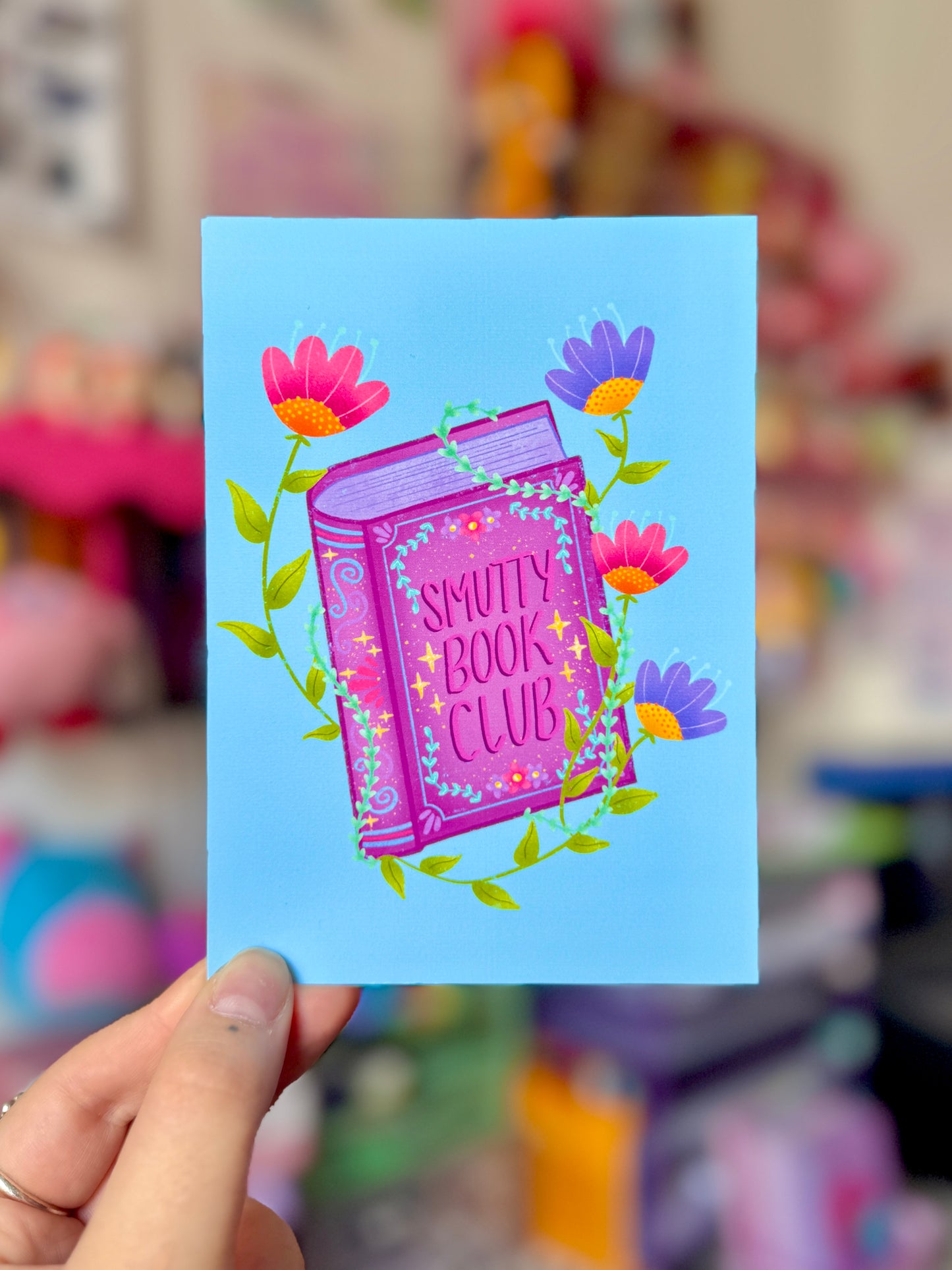 Smutty Book Club - A6 Postcard