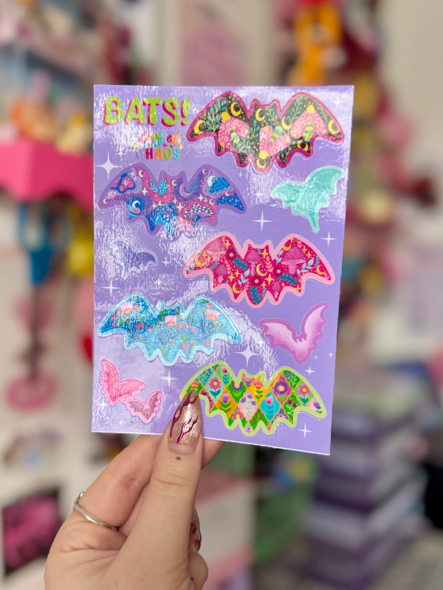 Bats! - A6 Sticker Sheet