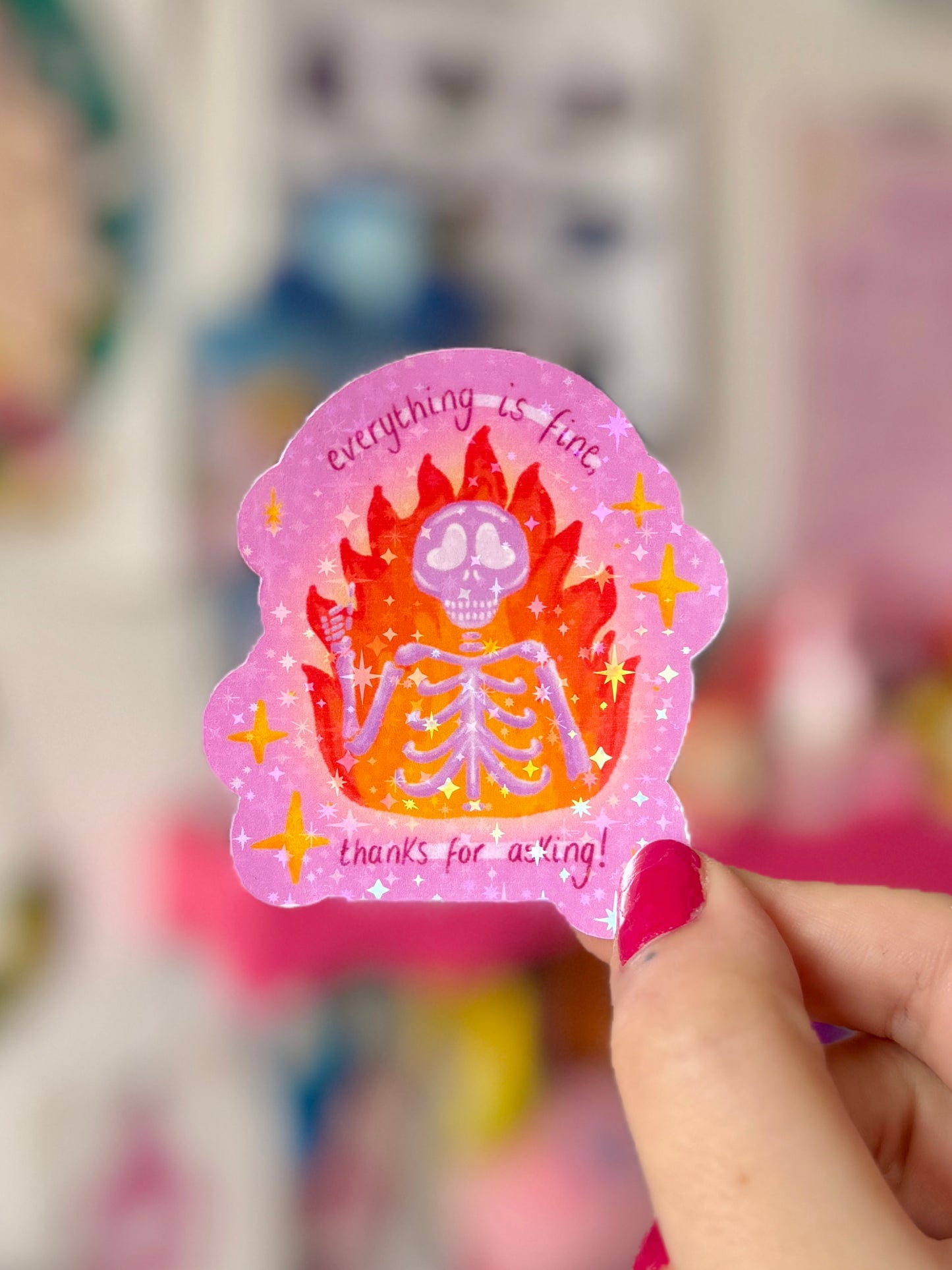 Everything is Fine, Thanks - Sticker