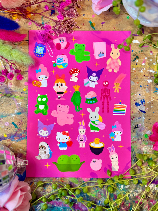 Teeny Tinies - A6 Postcard