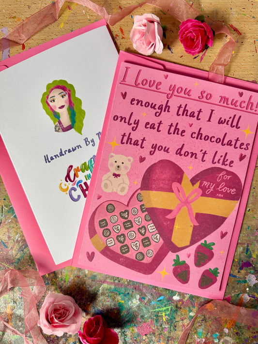 I Love You So Much That.. - Greetings Card