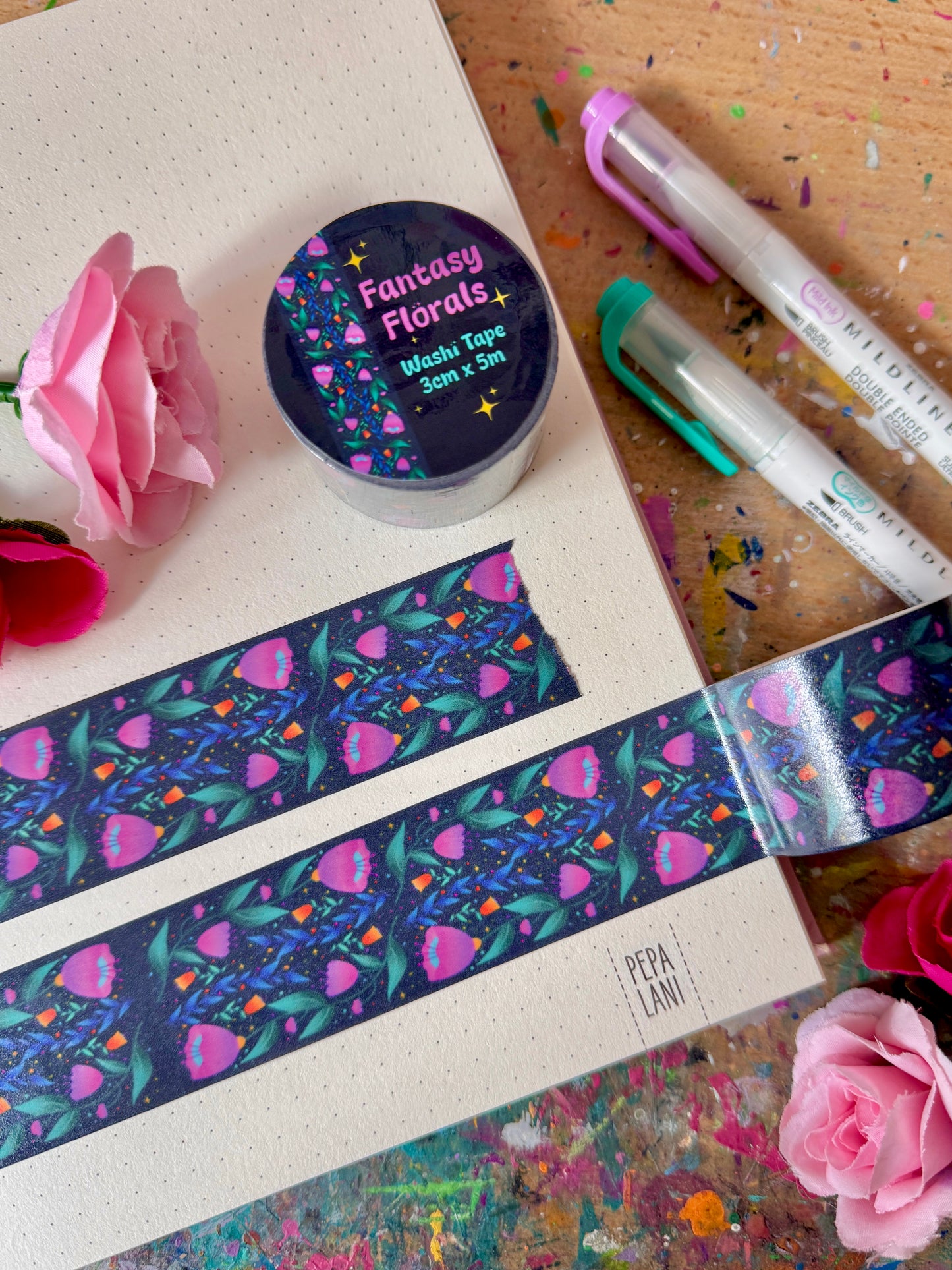 Fantasy Florals - Washi Tape
