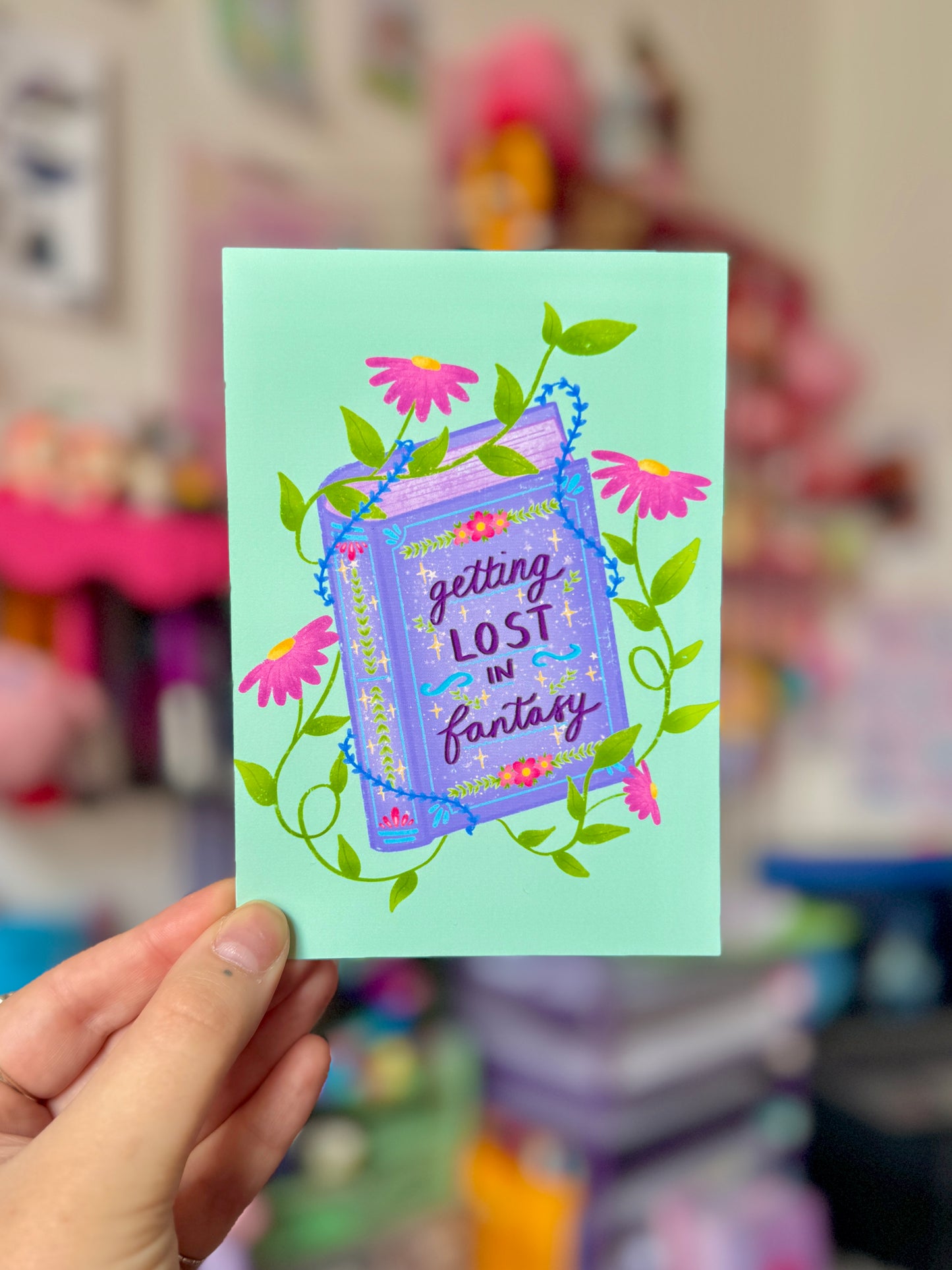 Getting Lost in Fantasy - A6 Postcard