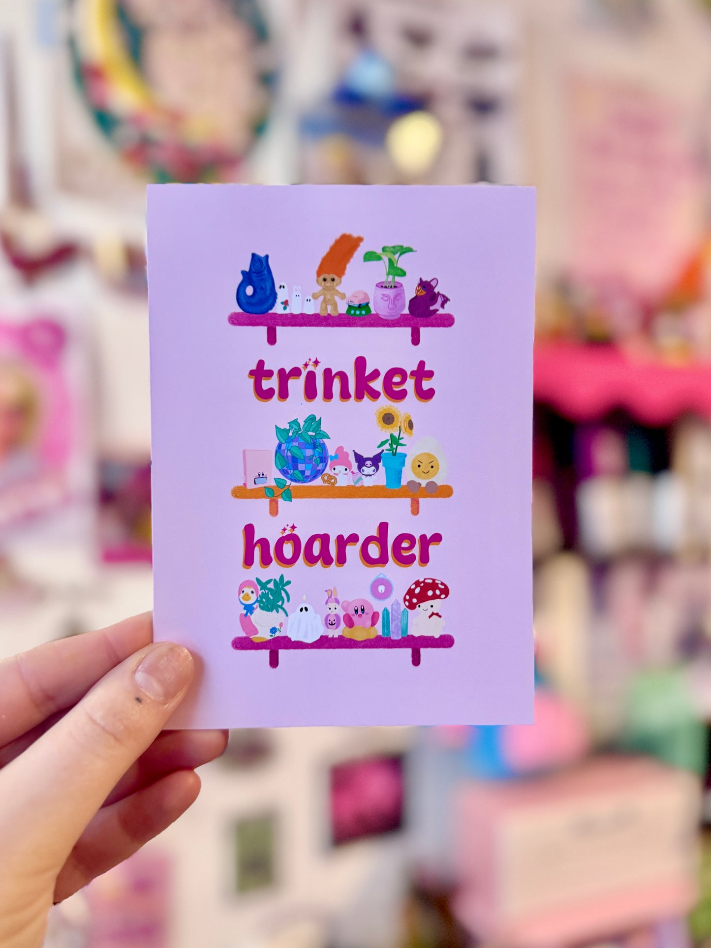 Trinket Hoarder - A6 Postcard