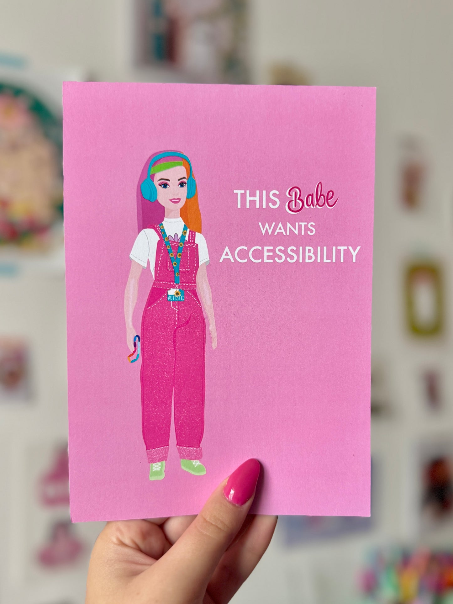 Autistic Babe Print