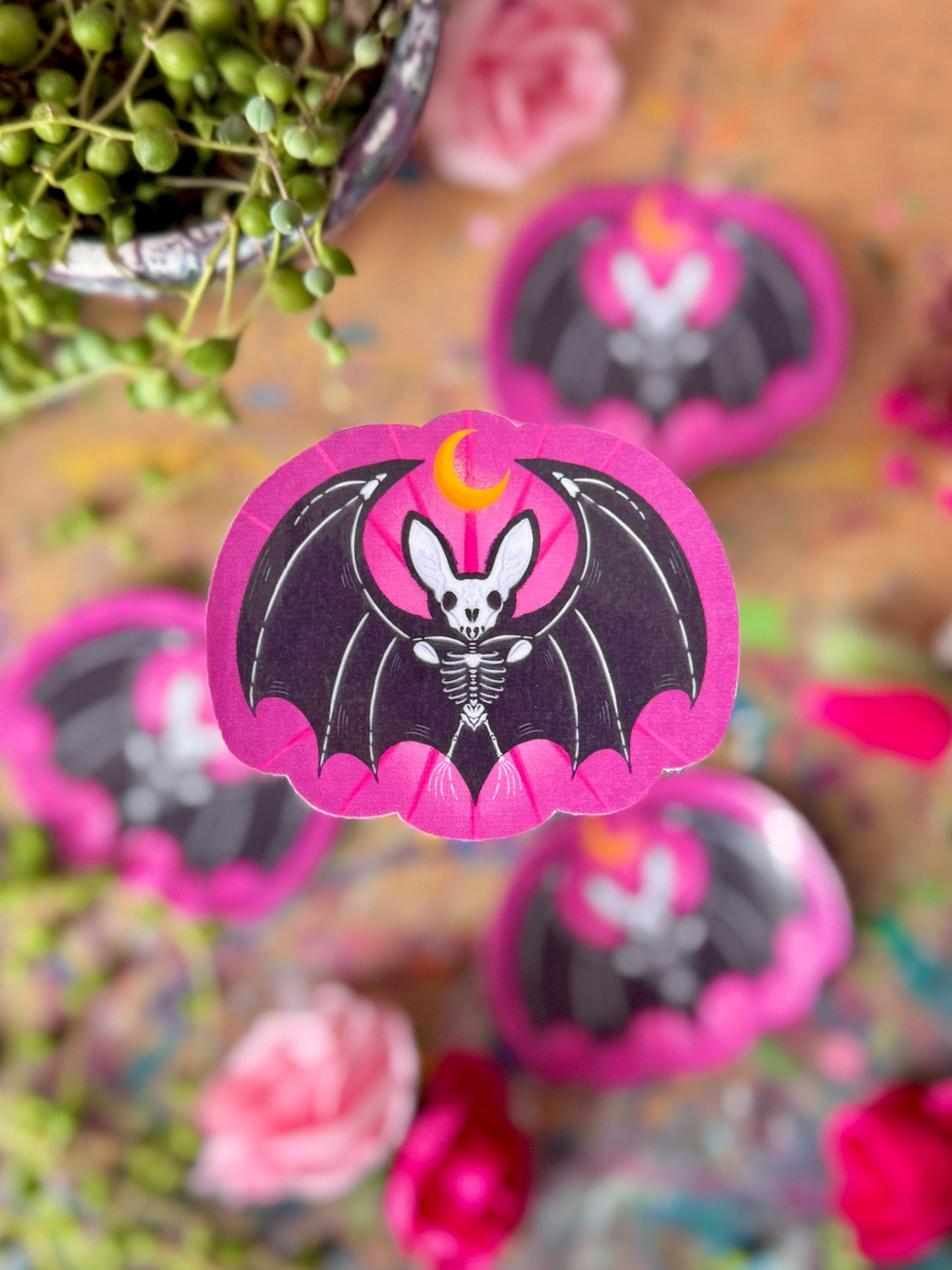 Skeleton Bat - Sticker