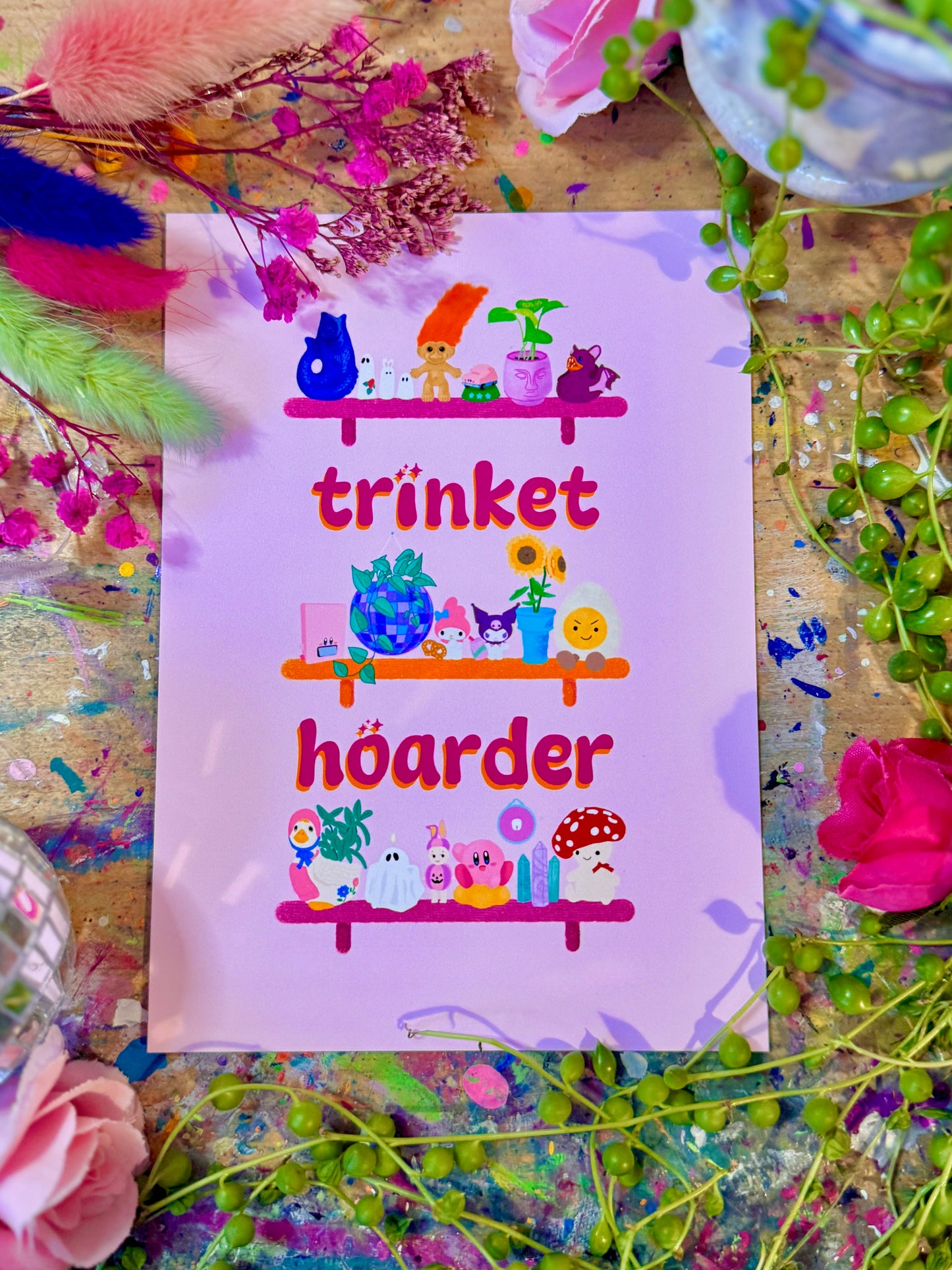 Trinket Hoarder - A6 Postcard