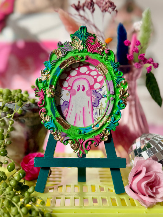 Pink Mushrooms - Ghost Frame