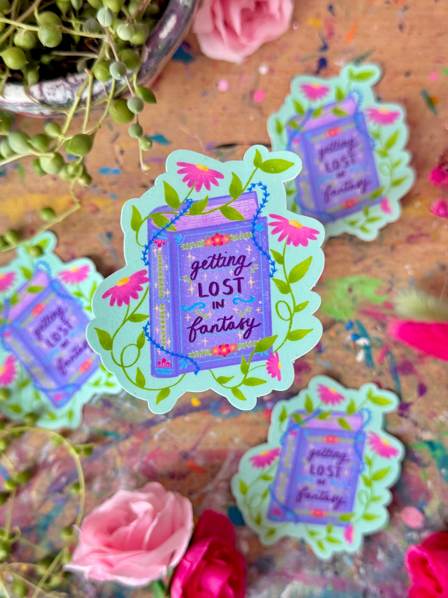 Getting Lost In Fantasy - Sticker