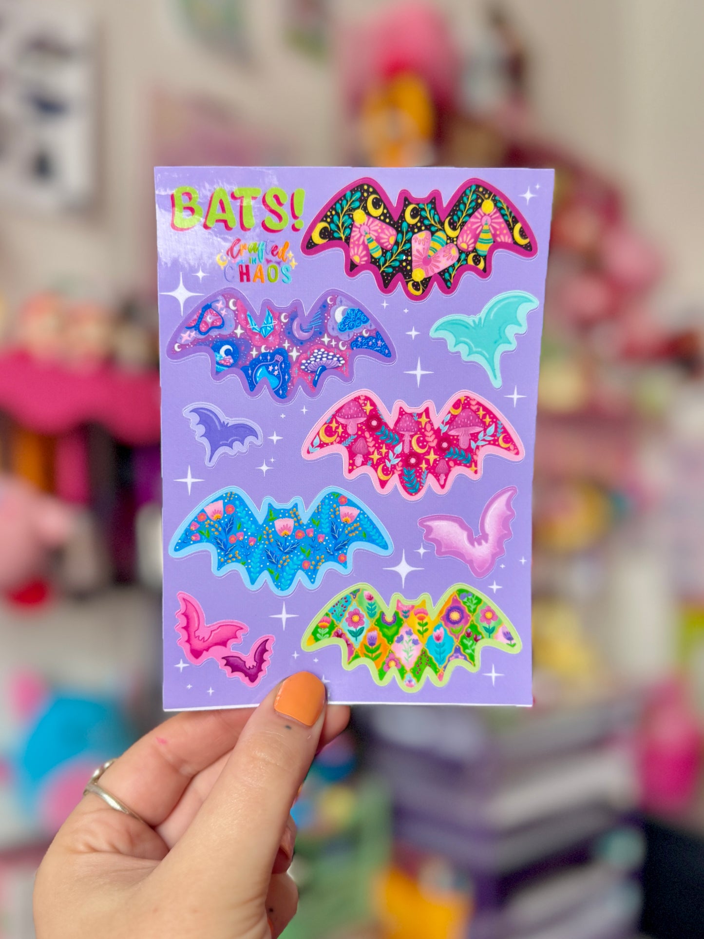 Bats! - A6 Sticker Sheet