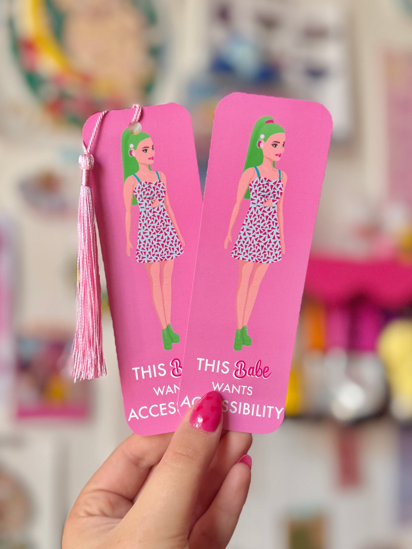 Deaf Babe Bookmark