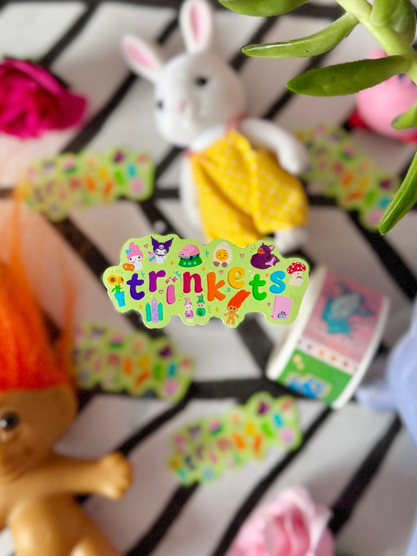 Trinkets Sticker
