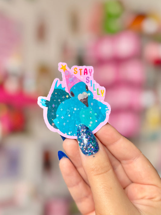 Stay Silly Pigeon - Sticker