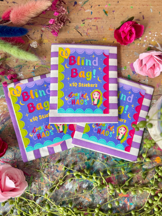 Blind Bag! x10 Stickers
