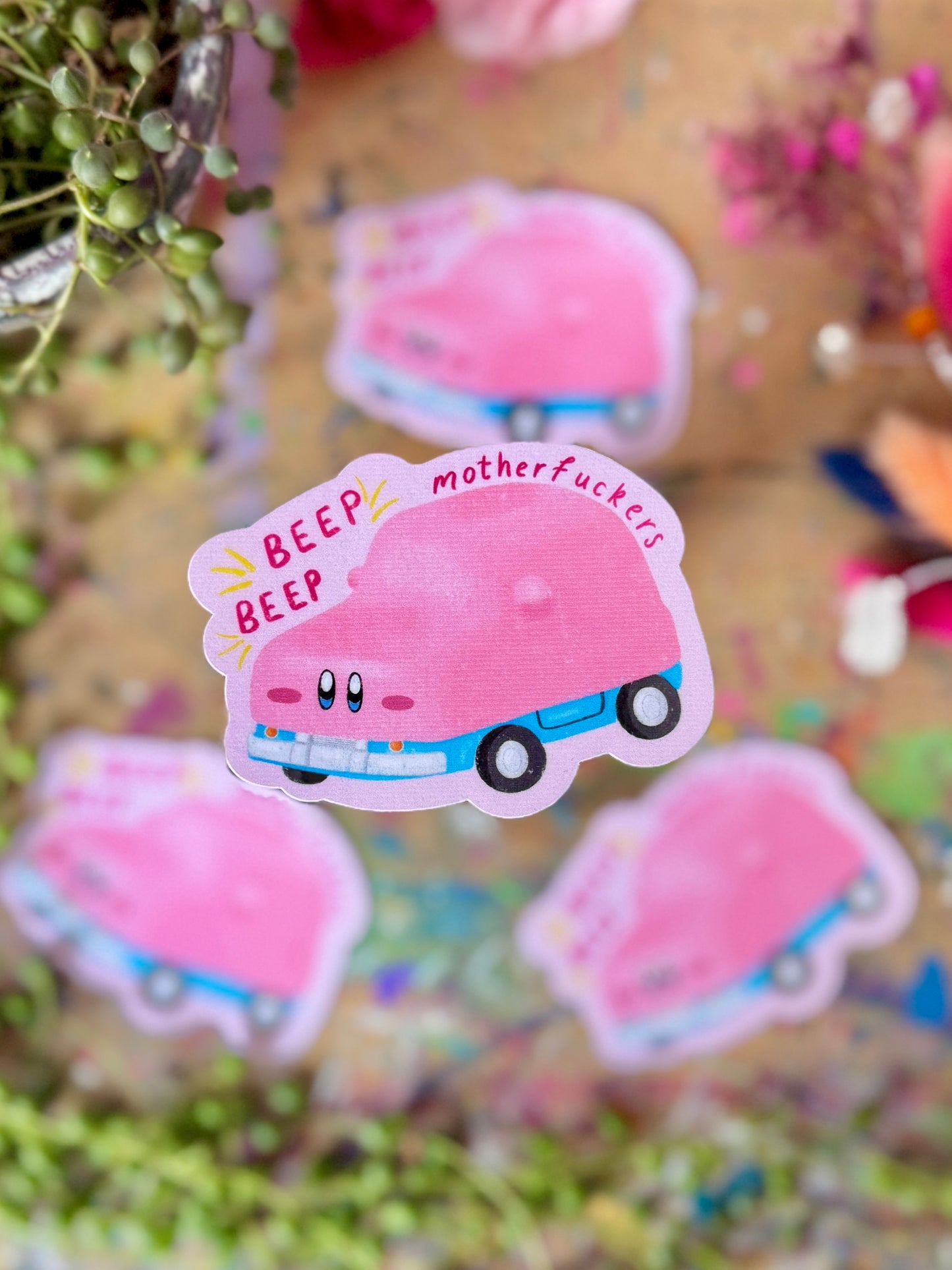 Beep Beep Motherf*ckers! - Sticker