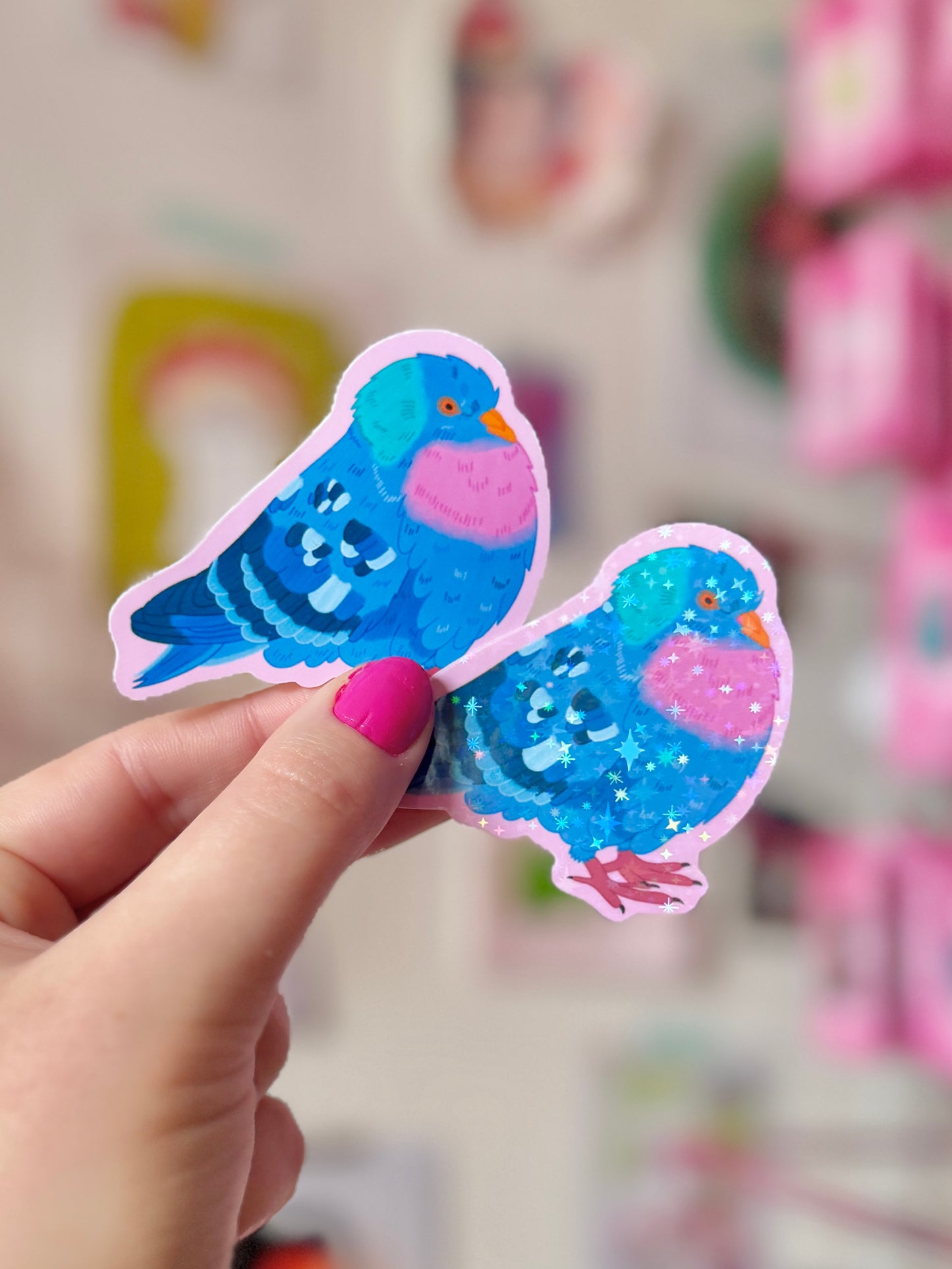 Fancy Pigeon Sticker