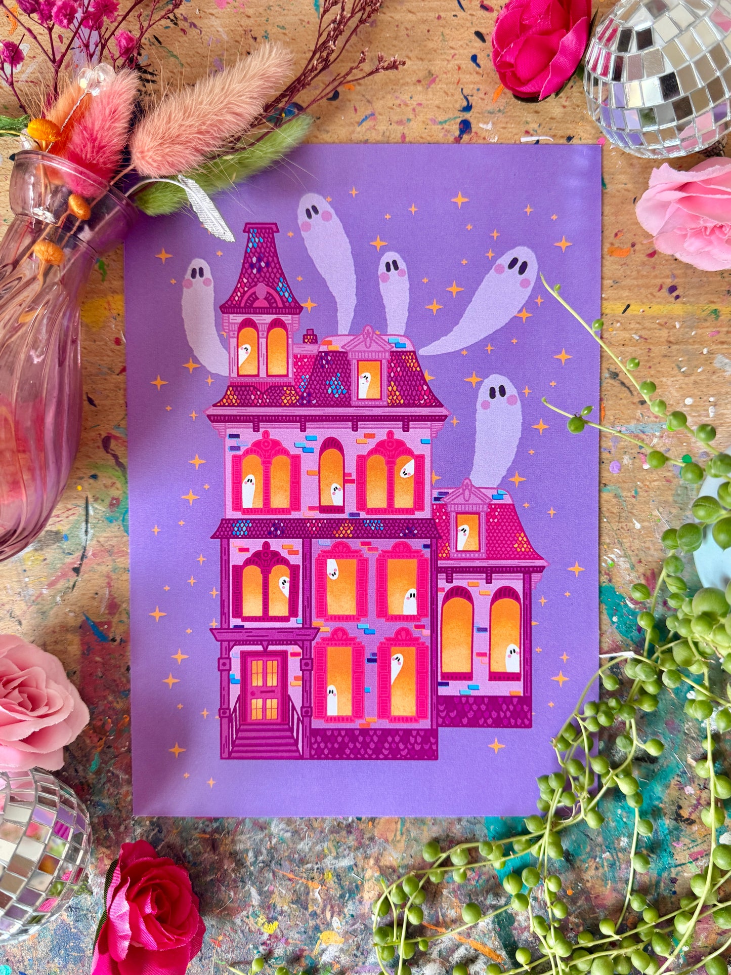 Haunted House Print