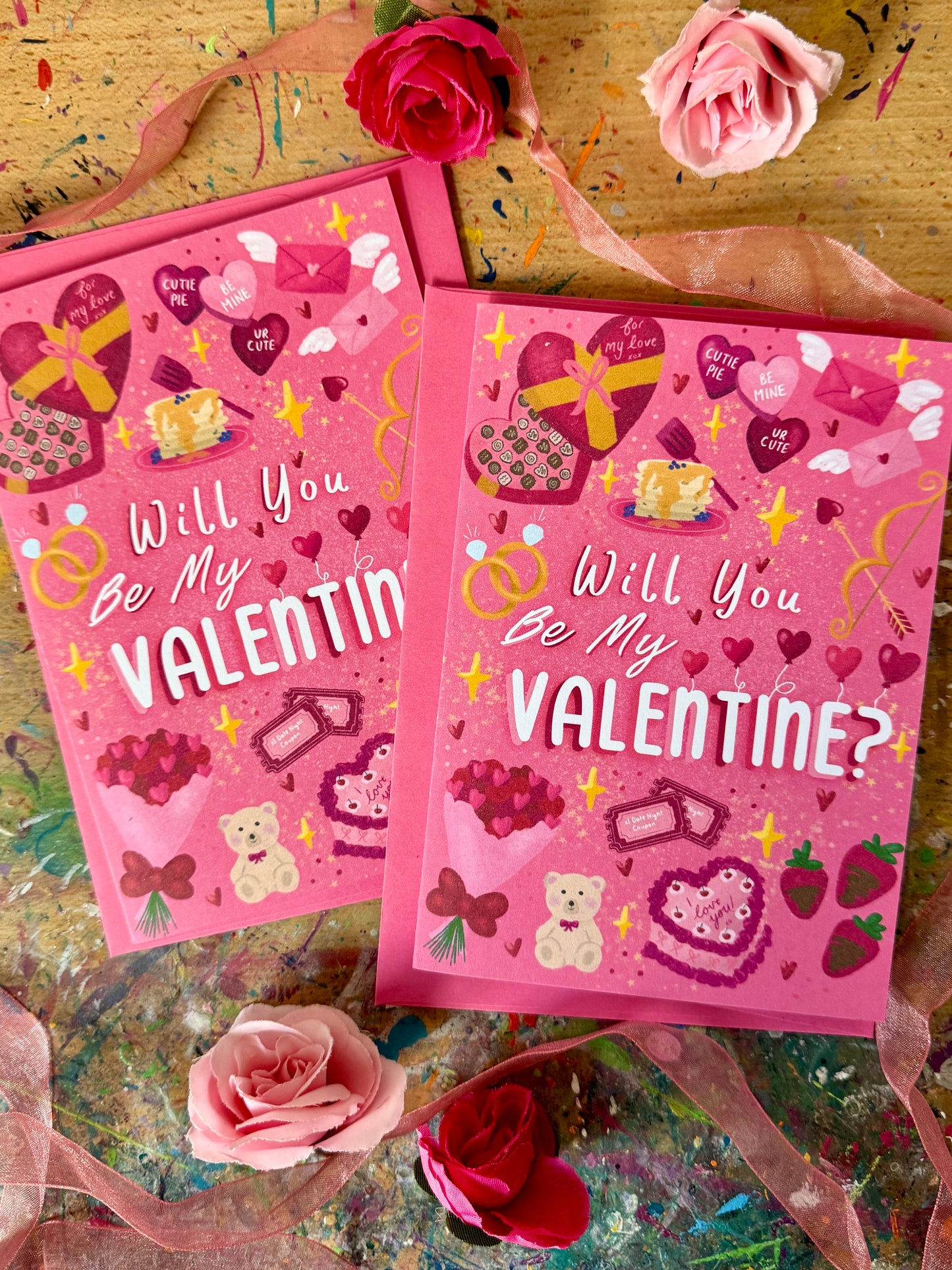 Will You Be My Valentine? - Greetings Card