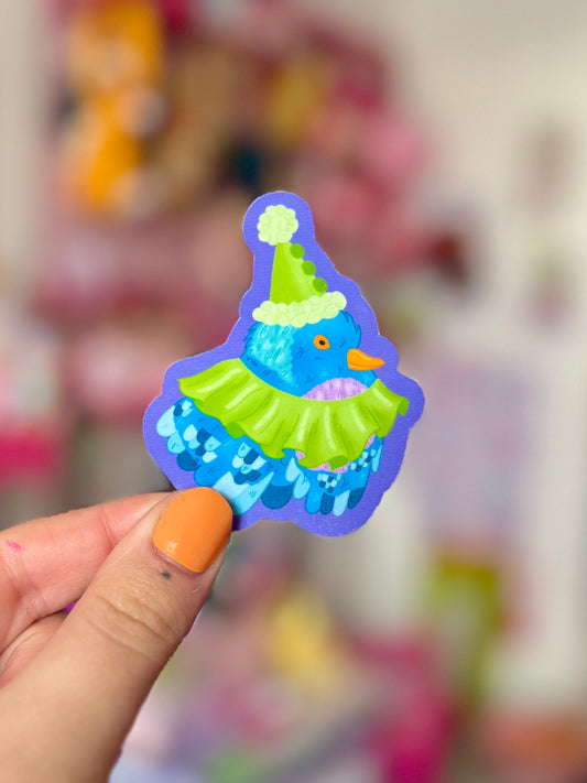 Clown Pigeon - Sticker