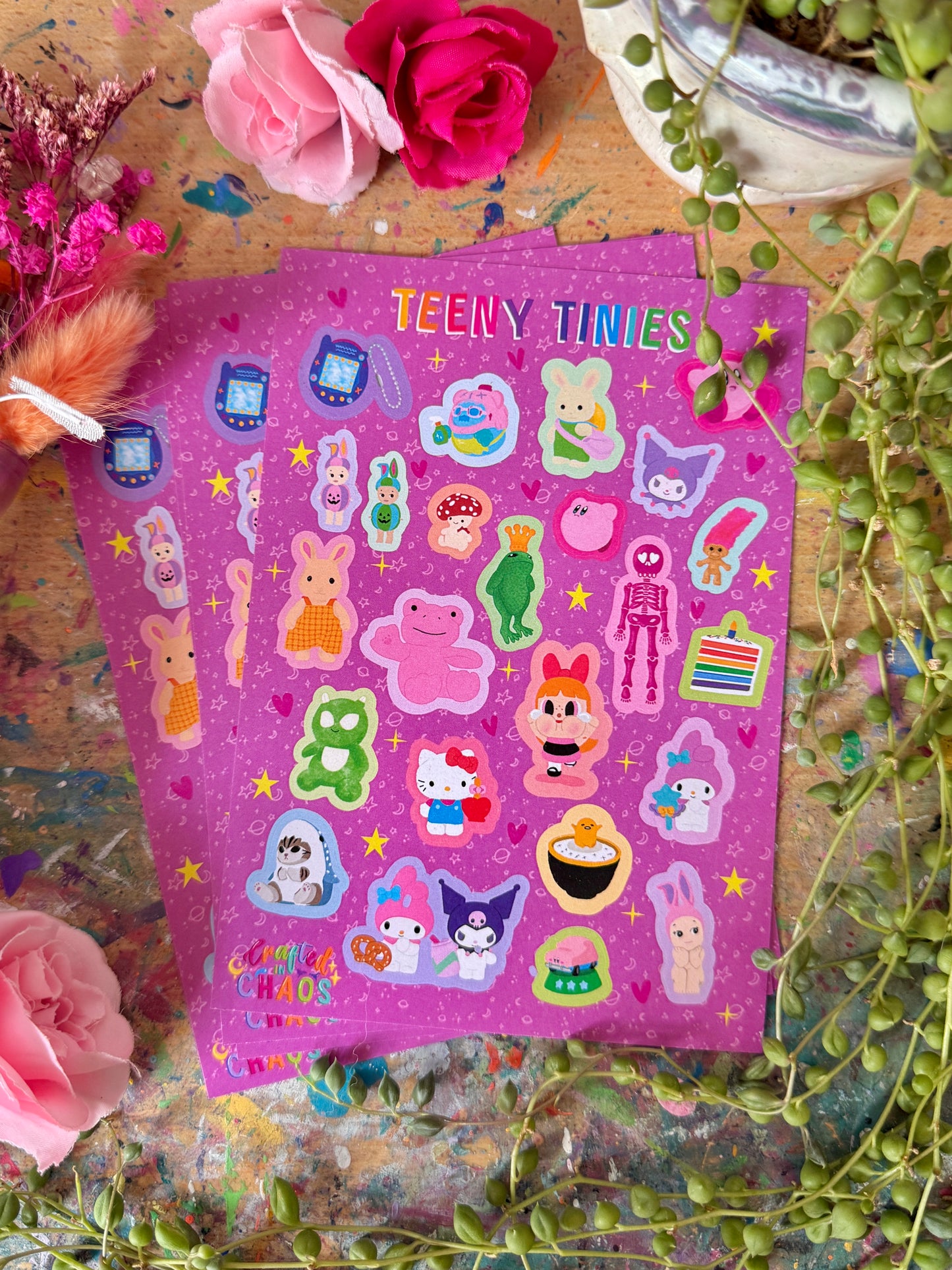 Teeny Tinies - A6 Sticker Sheet