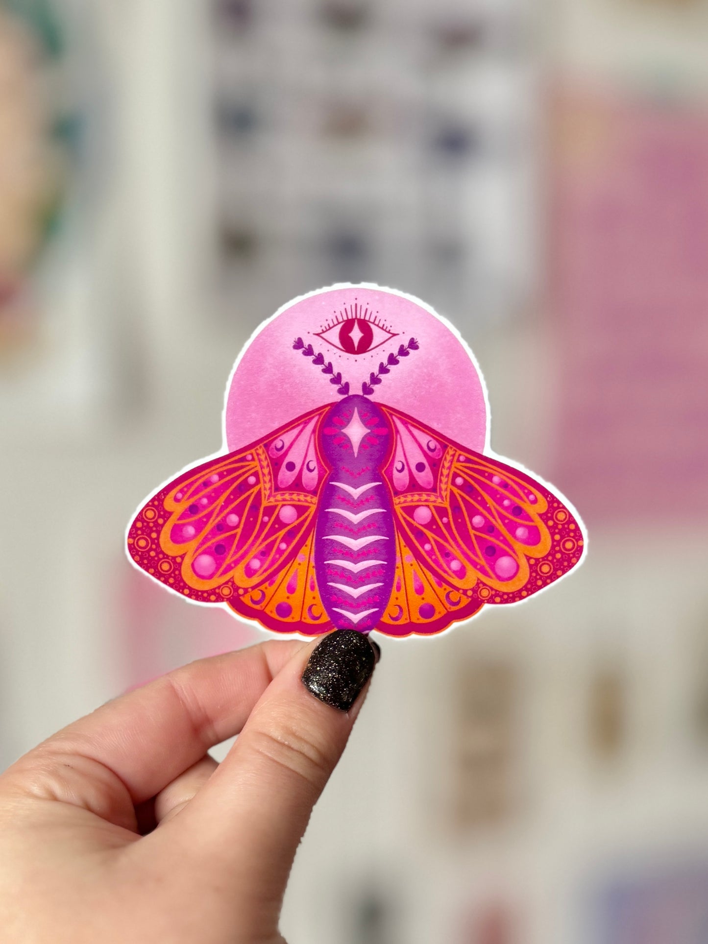 Moon Moth Sticker
