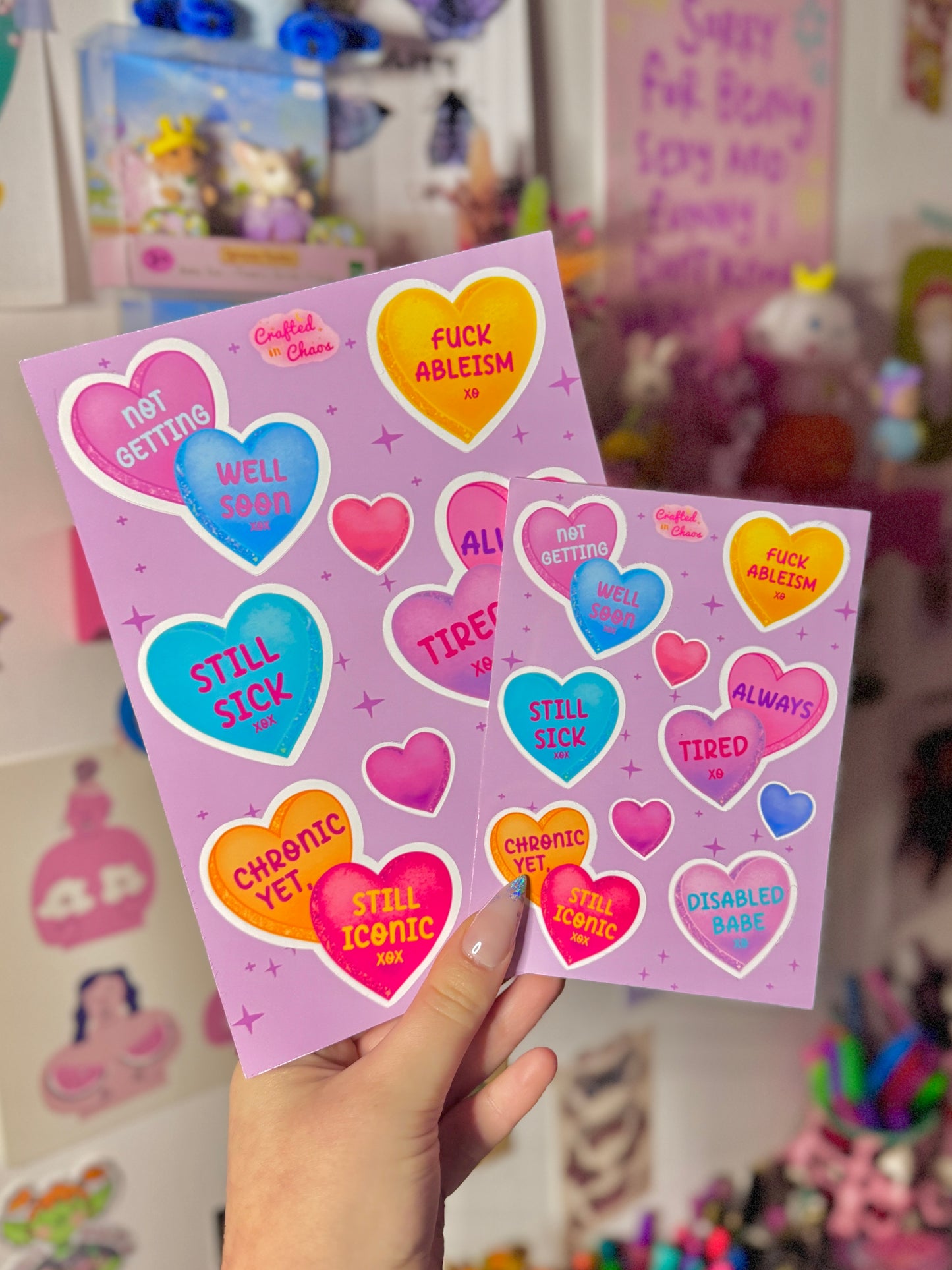 Disability Sweets Sticker Sheet