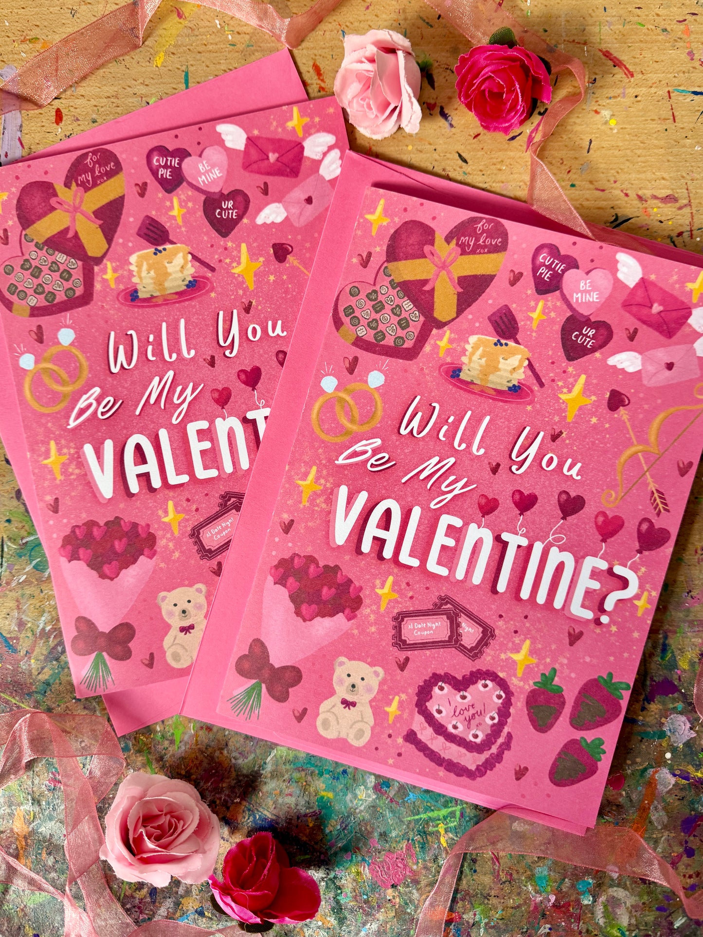 Will You Be My Valentine? - Greetings Card