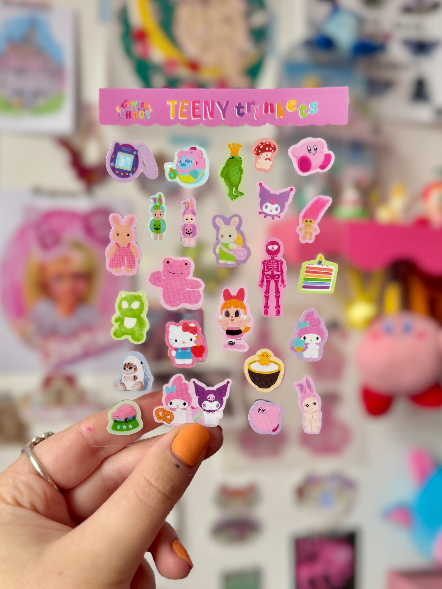 Teeny Trinkets - A6 Sticker Sheet
