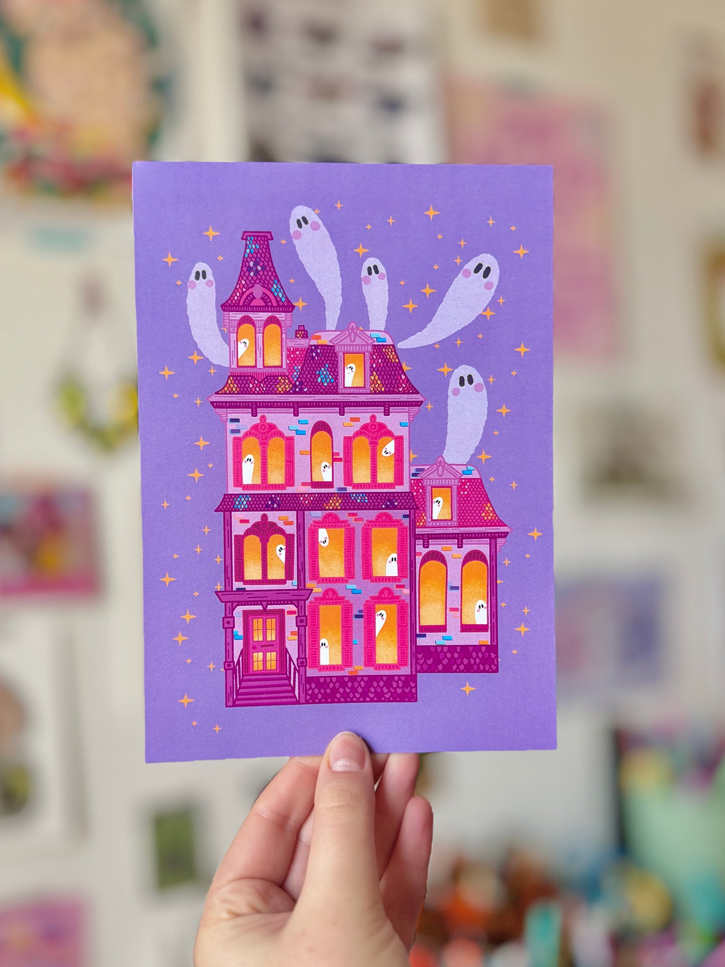 Haunted House Print