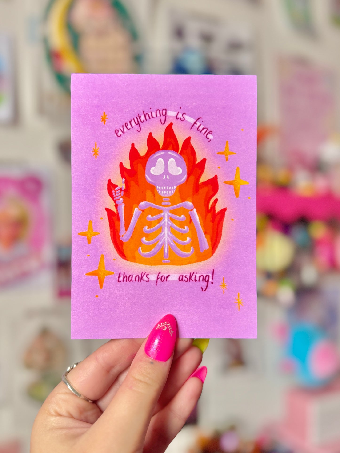 Everything is Fine! - A6 Postcard