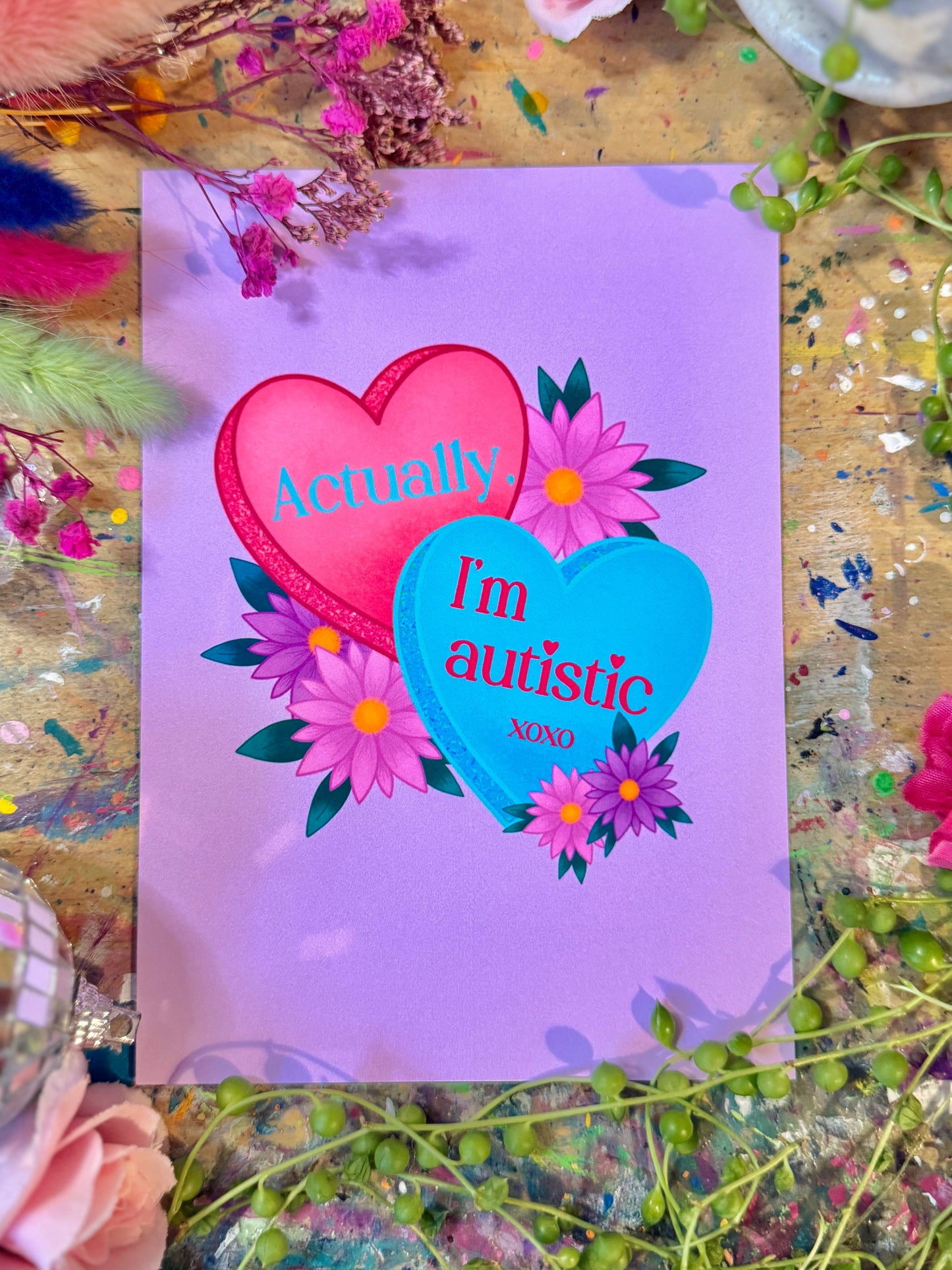 Actually I’m Autistic - A6 Postcard