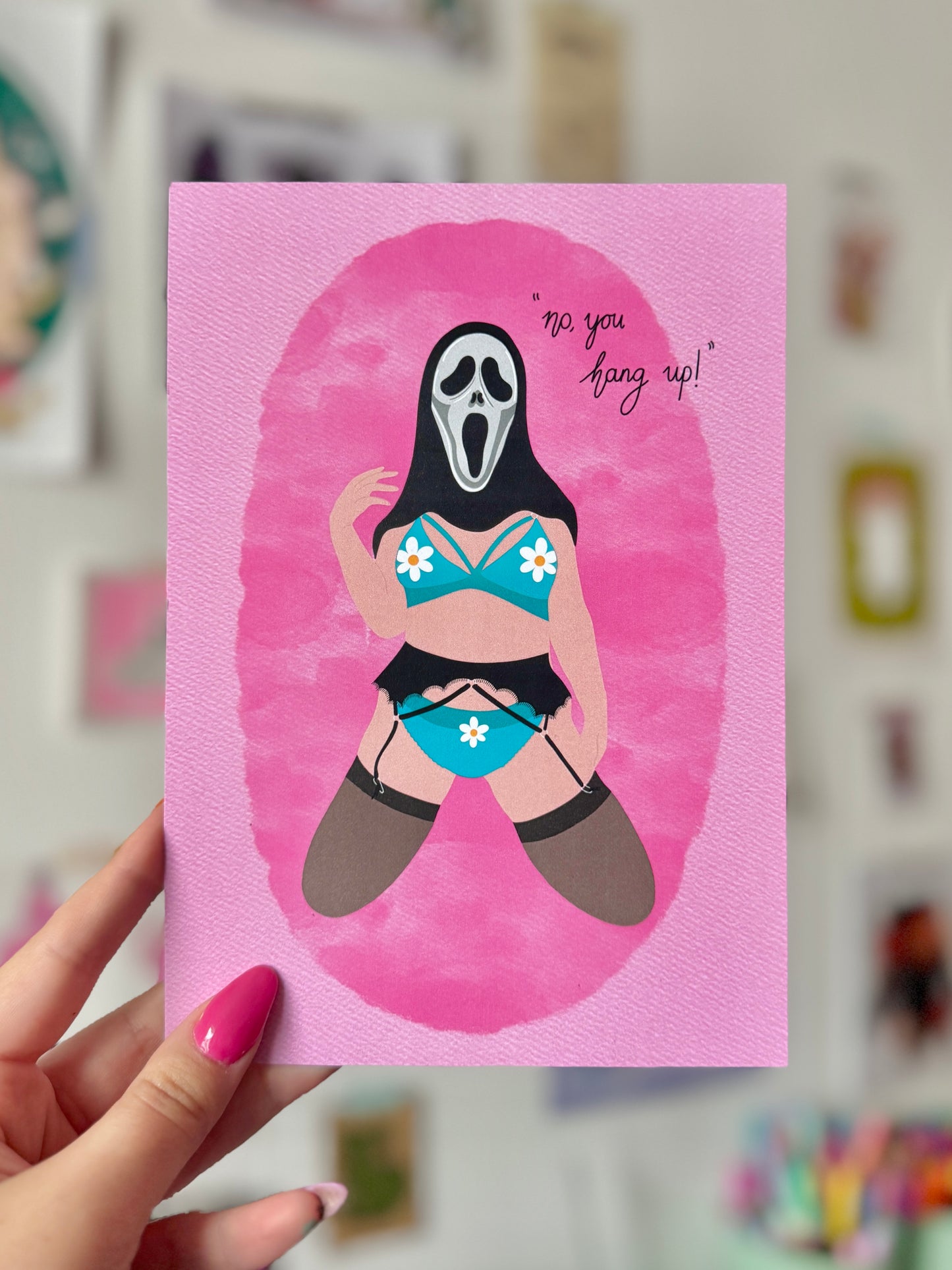 Scream Girl Print